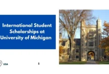 International Student Scholarships at University of Michigan