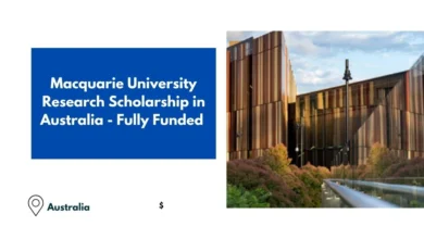 Macquarie University Research Scholarship in Australia