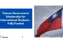 Taiwan Government Scholarship for International Students