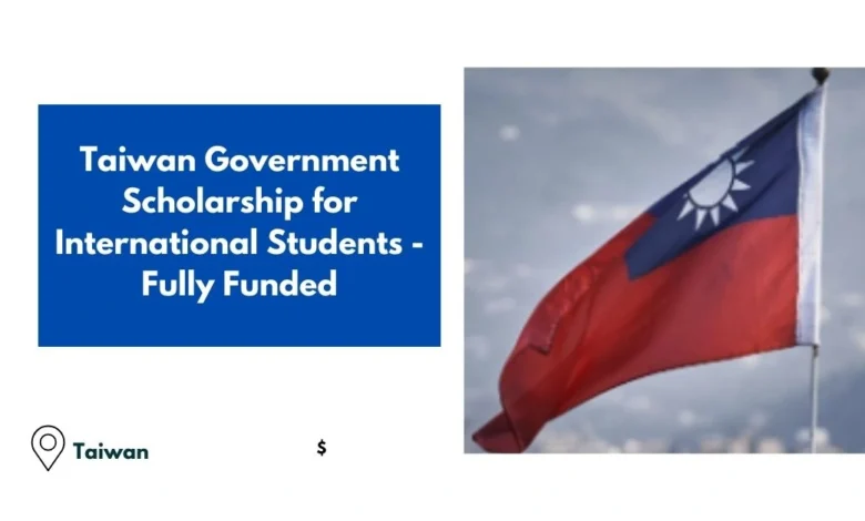 Taiwan Government Scholarship for International Students