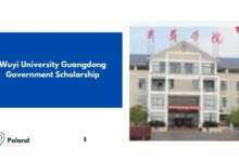 Wuyi University Guangdong Government Scholarship